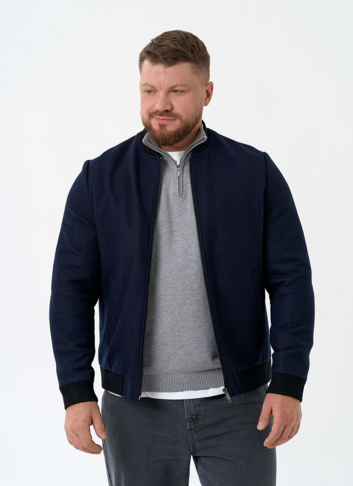 Мужское укороченное пальто бомбер