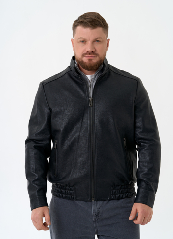 Мужская куртка бомбер из эко кожи