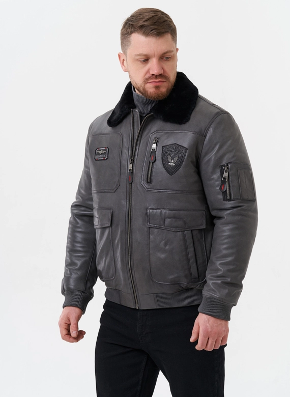 Мужская дубленка  фото