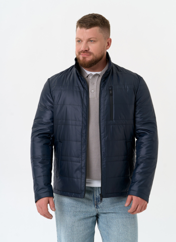 Мужская куртка с воротником стойкой