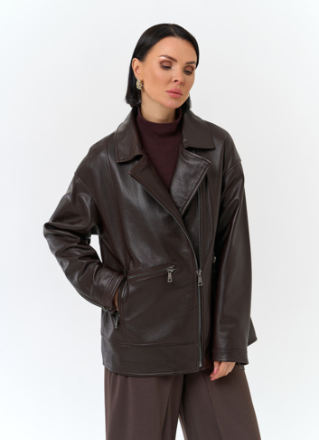 Женская куртка из натуральной кожи