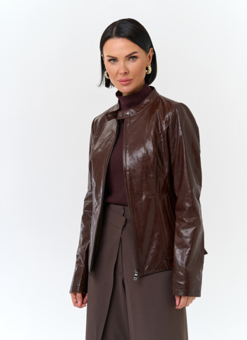 Женская куртка из натуральной кожи