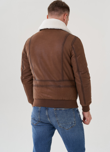 Мужская куртка из натуральной кожи 