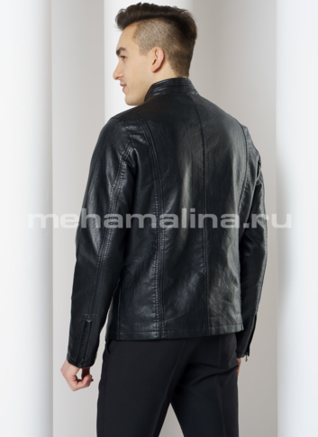 Куртка из эко кожи на молнии