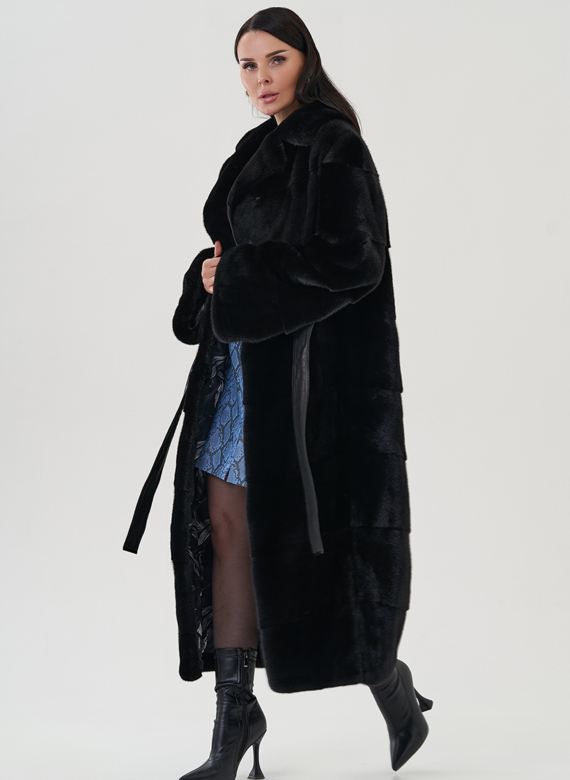 Шуба из аукционного меха норки