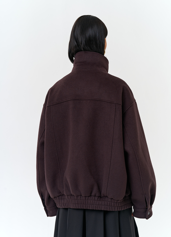 Женское укороченное пальто бомбер модель № 32800 в рассрочку